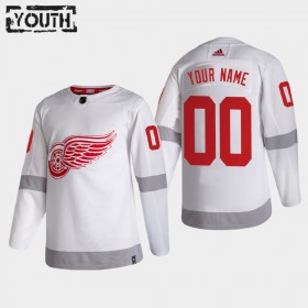 Detroit Red Wings Custom 2020-21 Reverse Retro Authentic Shirt - Kinderen